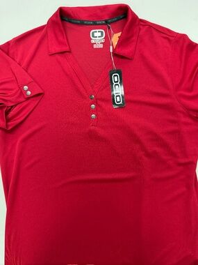 OGIO womens red polo